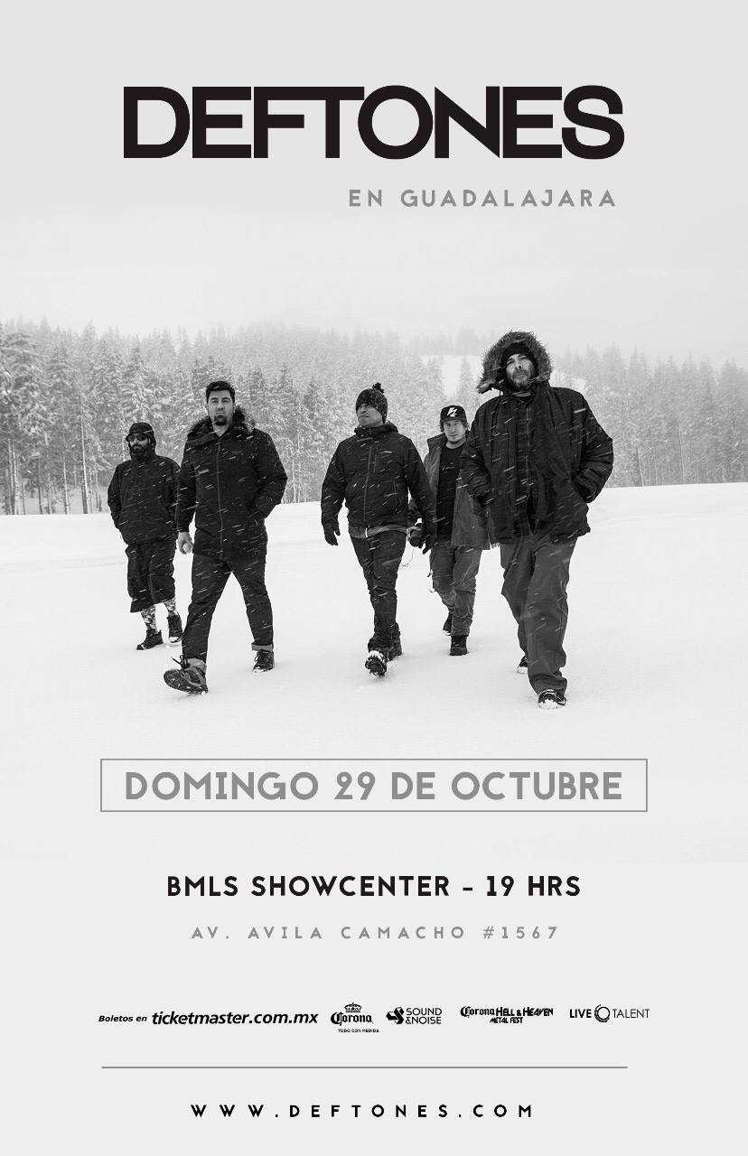 Deftones Lineup MX